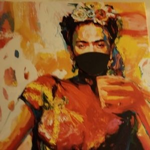 Frida Kahlo Canvas Art on Art